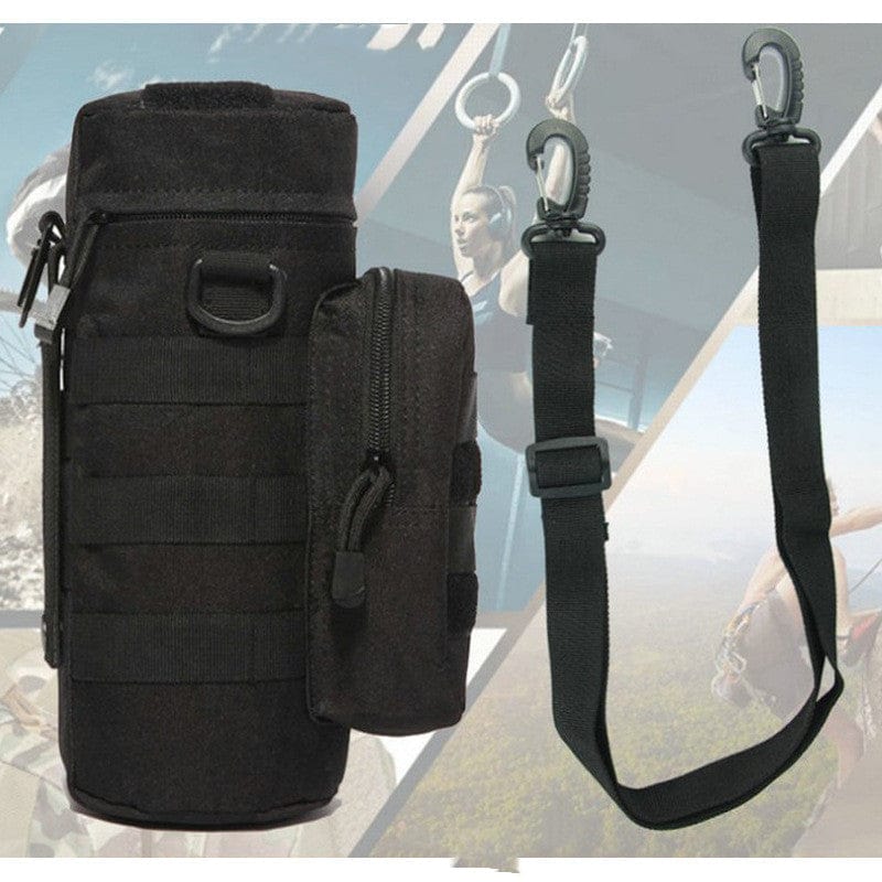 4U Bag 1  style / Water bag and rope Military-Style Outdoor Water Bottle Pouch for Climbing & Hiking