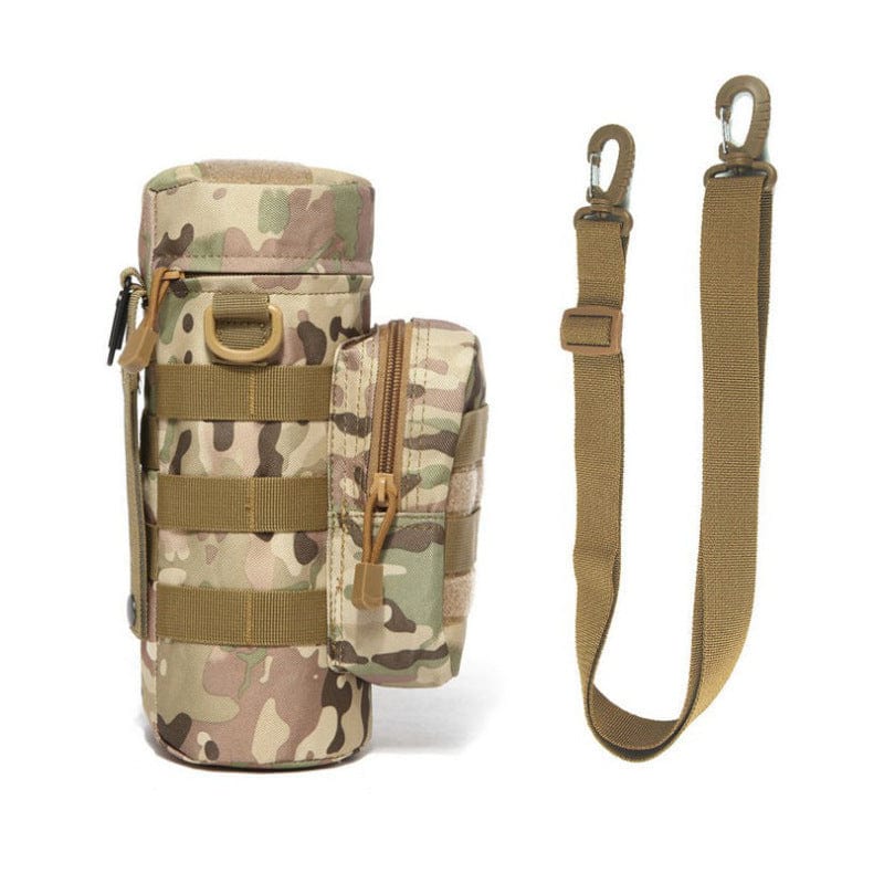 4U Bag 5  style / Water bag and rope Military-Style Outdoor Water Bottle Pouch for Climbing & Hiking