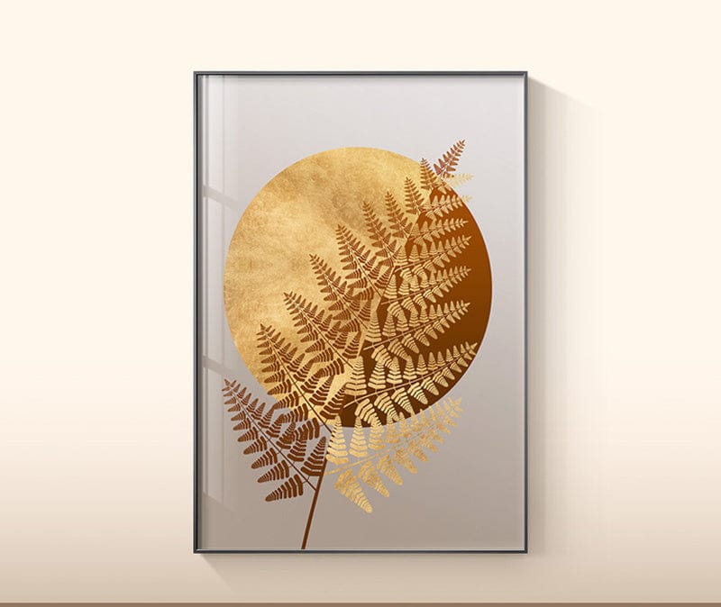 4U Bag L / 20x30cm Plant Leaf Decorative Canvas - Customizable Wall Art for Modern Interiors