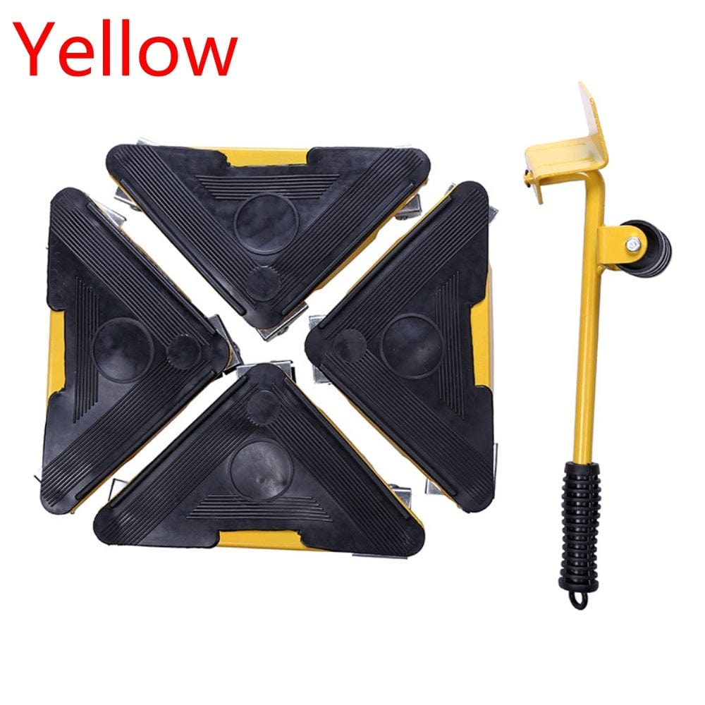 4U Bag Professional Furniture Moving Device - 5PCS Lifter Tool for Heavy Items