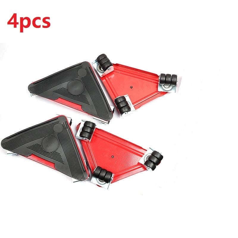 4U Bag Professional Furniture Moving Device - 5PCS Lifter Tool for Heavy Items