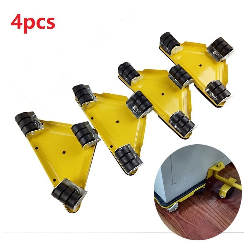 4U Bag Professional Furniture Moving Device - 5PCS Lifter Tool for Heavy Items