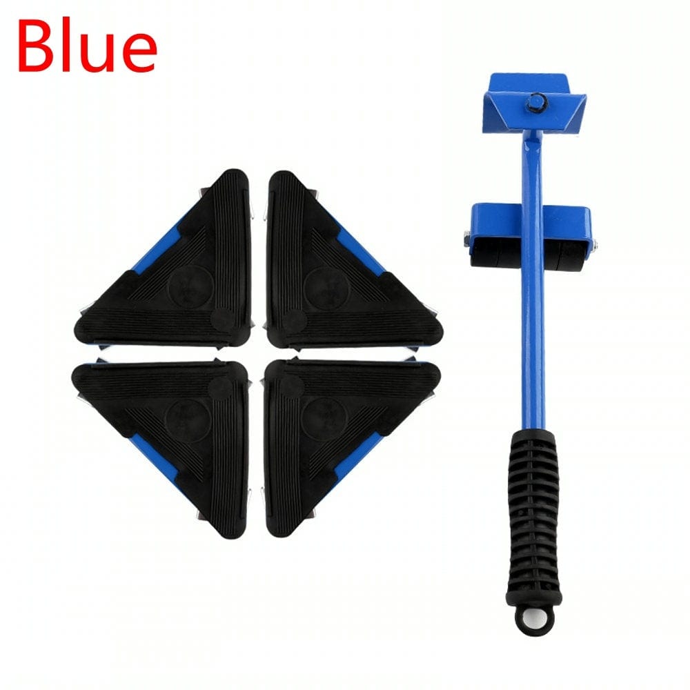 4U Bag Professional Furniture Moving Device - 5PCS Lifter Tool for Heavy Items