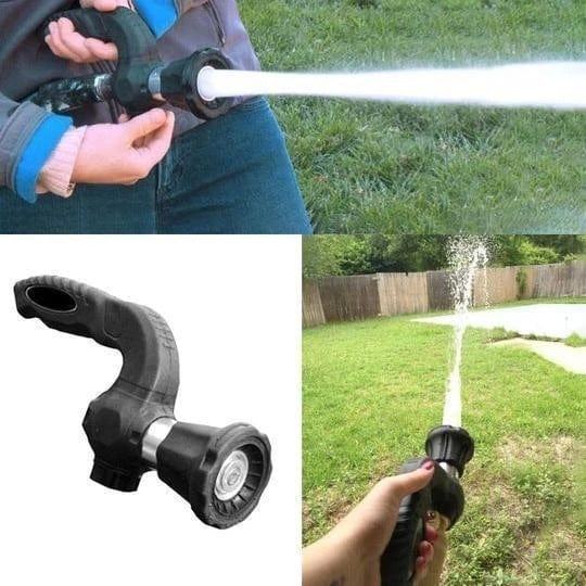 4U Car Washing default Mighty Power Hose Nozzle - 5 Spray Settings for Lawn, Garden, and Car Washing