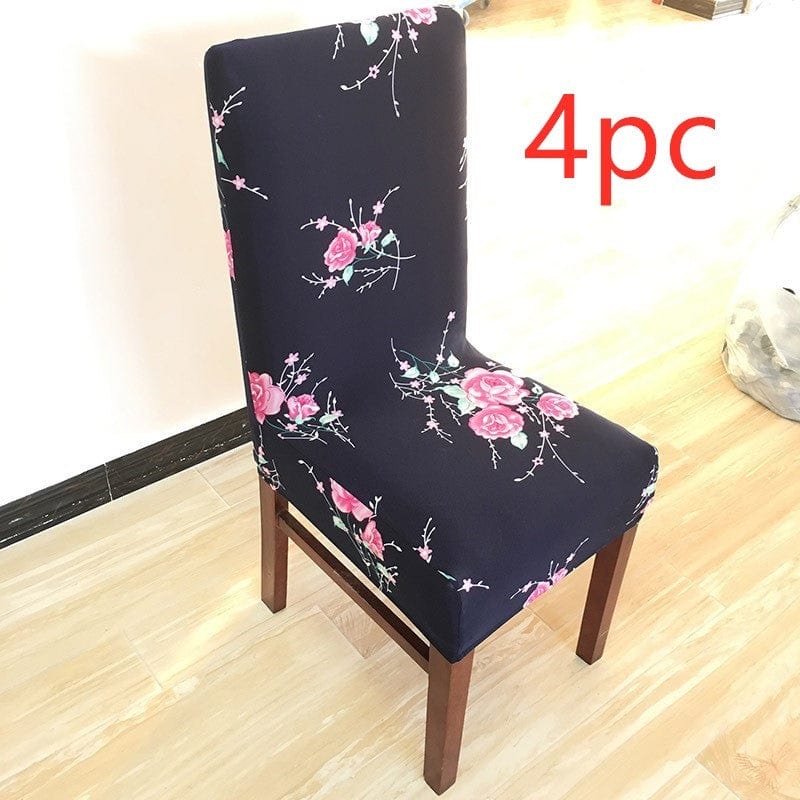 4U Chair C / Q4PC "Spandex Chair Covers – Elastic Slipcovers for Wedding, Banquet, and Dining Room Chairs"