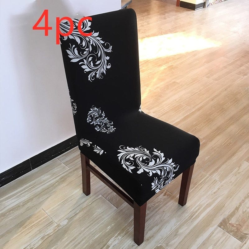 4U Chair F / Q4PC "Spandex Chair Covers – Elastic Slipcovers for Wedding, Banquet, and Dining Room Chairs"