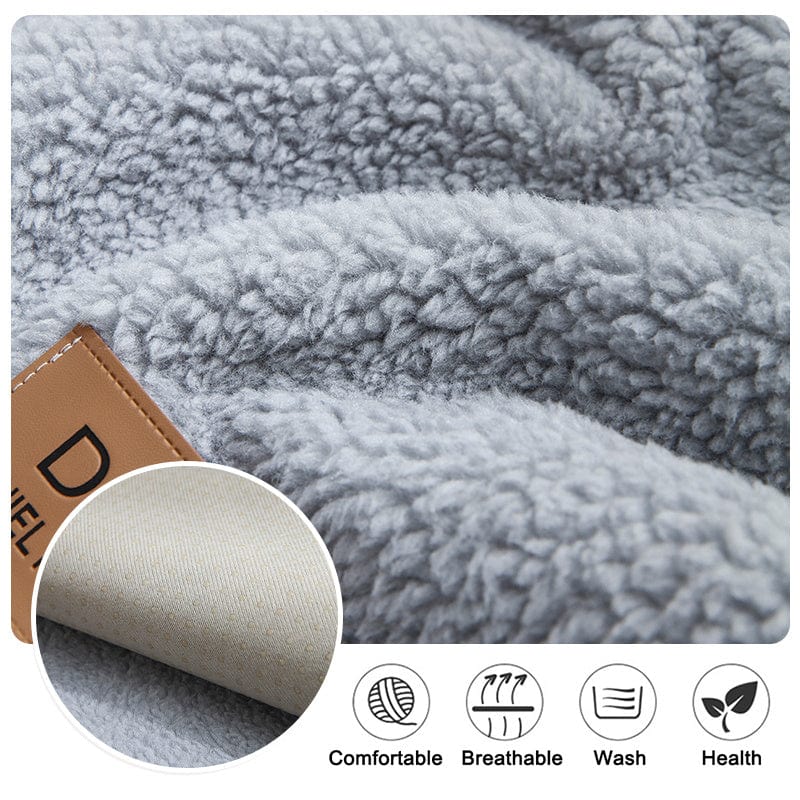 4U Couch Cover Smooth & Cozy Velvet Sofa Cover - Anti-Slip Winter Couch Protector for Living Rooms