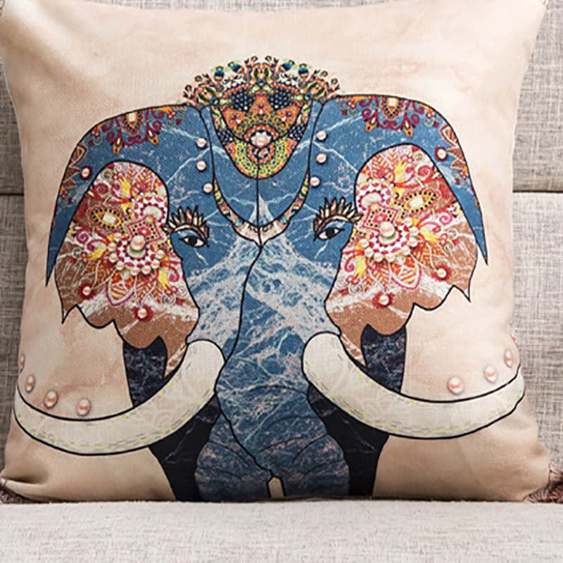 4U cover Earl elephant Elephant pillow cushion cover