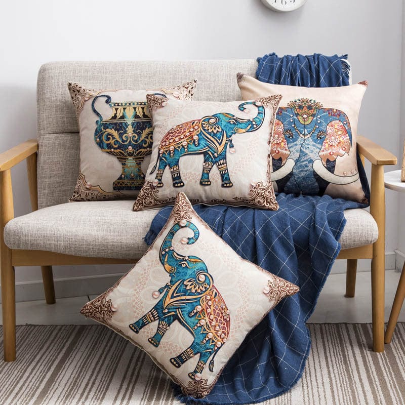 4U cover Elephant pillow cushion cover