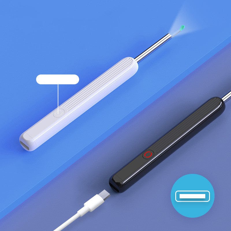 4U ear cleaning NE3 Ear Cleaning Kit - Wireless Otoscope with Camera & LED for iOS and Android Devices