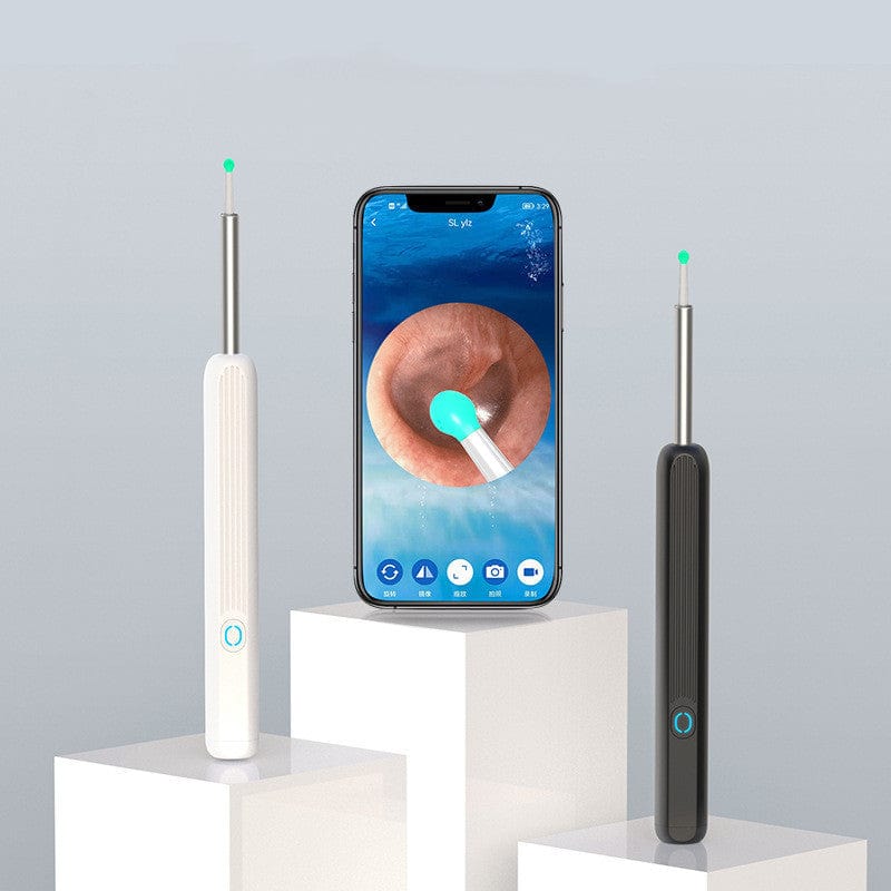 4U ear cleaning NE3 Ear Cleaning Kit - Wireless Otoscope with Camera & LED for iOS and Android Devices