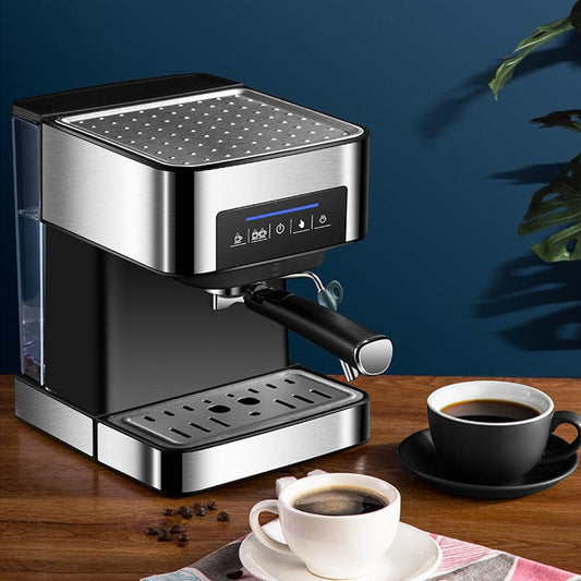 4U Espresso Machine Black / EU All-in-One Espresso Machine - Smart Touch Operation with 1.6L Capacity for Home Use