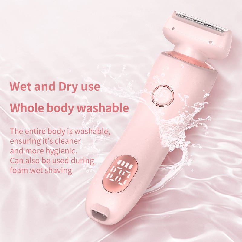 4U Hair Removal Electric Hair Removal Epilator - 2-in-1 USB Rechargeable Trimmer for Women’s Body Shaving