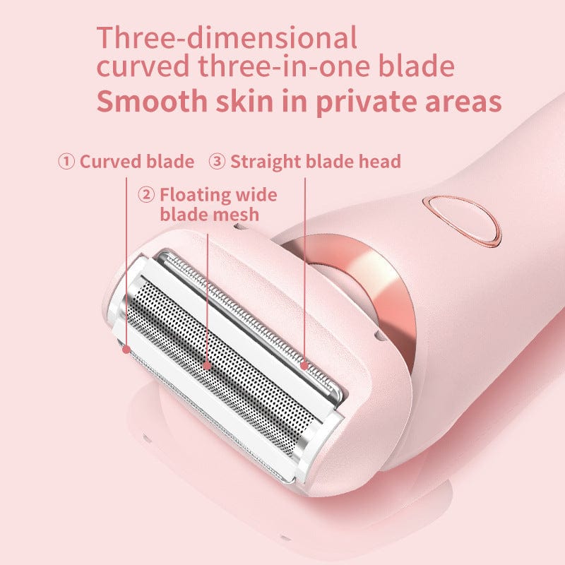 4U Hair Removal Electric Hair Removal Epilator - 2-in-1 USB Rechargeable Trimmer for Women’s Body Shaving