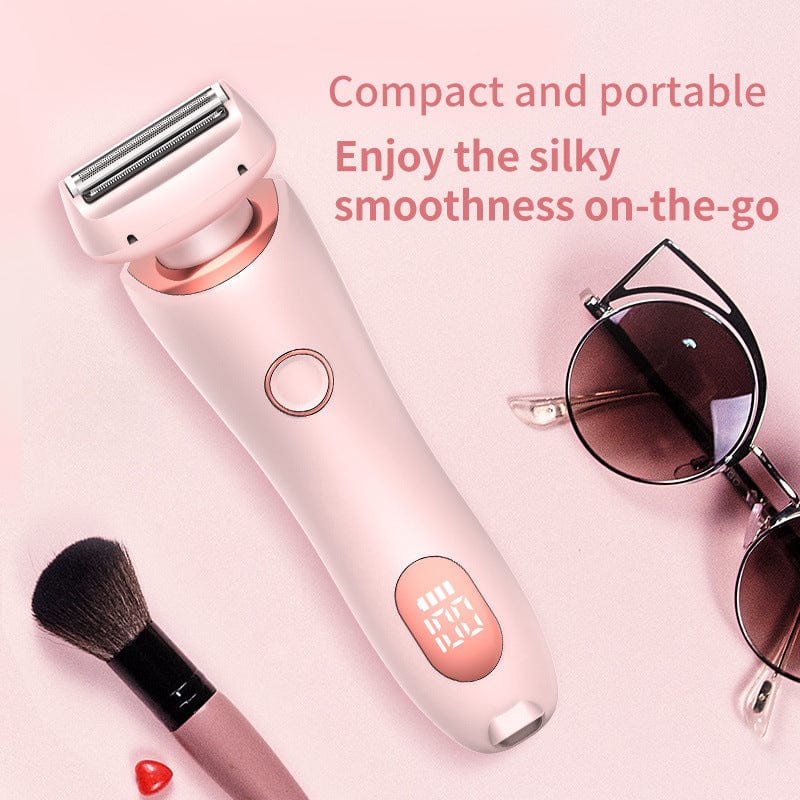 4U Hair Removal Electric Hair Removal Epilator - 2-in-1 USB Rechargeable Trimmer for Women’s Body Shaving