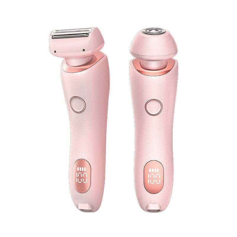 4U Hair Removal Pink / USB Electric Hair Removal Epilator - 2-in-1 USB Rechargeable Trimmer for Women’s Body Shaving