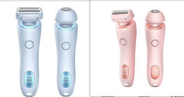 4U Hair Removal Set / USB Electric Hair Removal Epilator - 2-in-1 USB Rechargeable Trimmer for Women’s Body Shaving