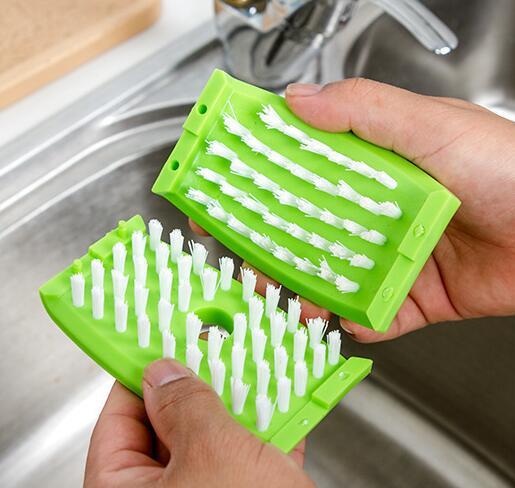 4U Kitchen Scrub Alligator Kitchen Scrub Brush - Durable PP & Nylon Cleaning Tool