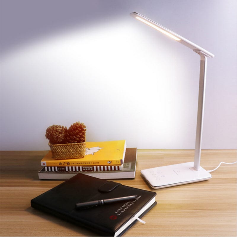 4U LED Huawei Apple Wireless Charging Desk Lamp LED Eye Protection Desk Lamp Bedside Folding