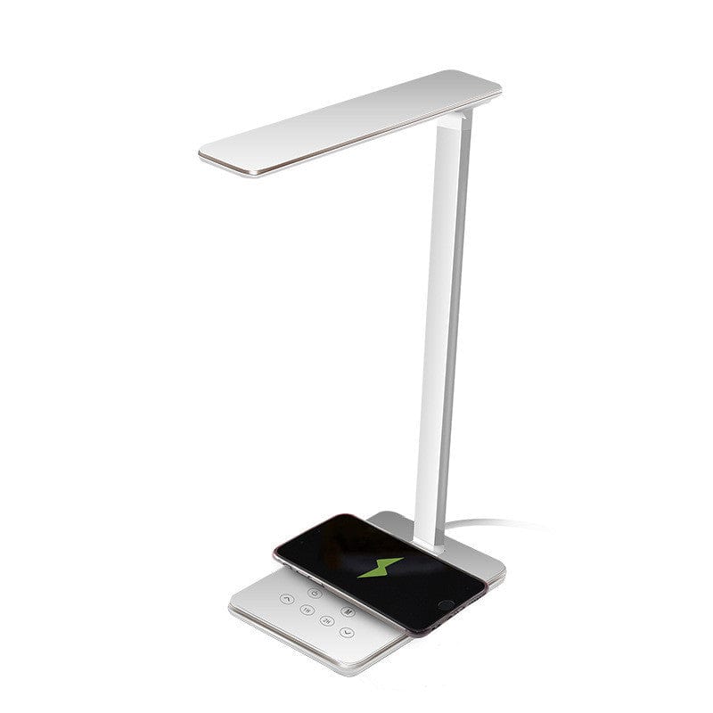 4U LED White Huawei Apple Wireless Charging Desk Lamp LED Eye Protection Desk Lamp Bedside Folding