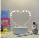 4U Light 3D Acrylic Board Handwriting Message Board LED Light