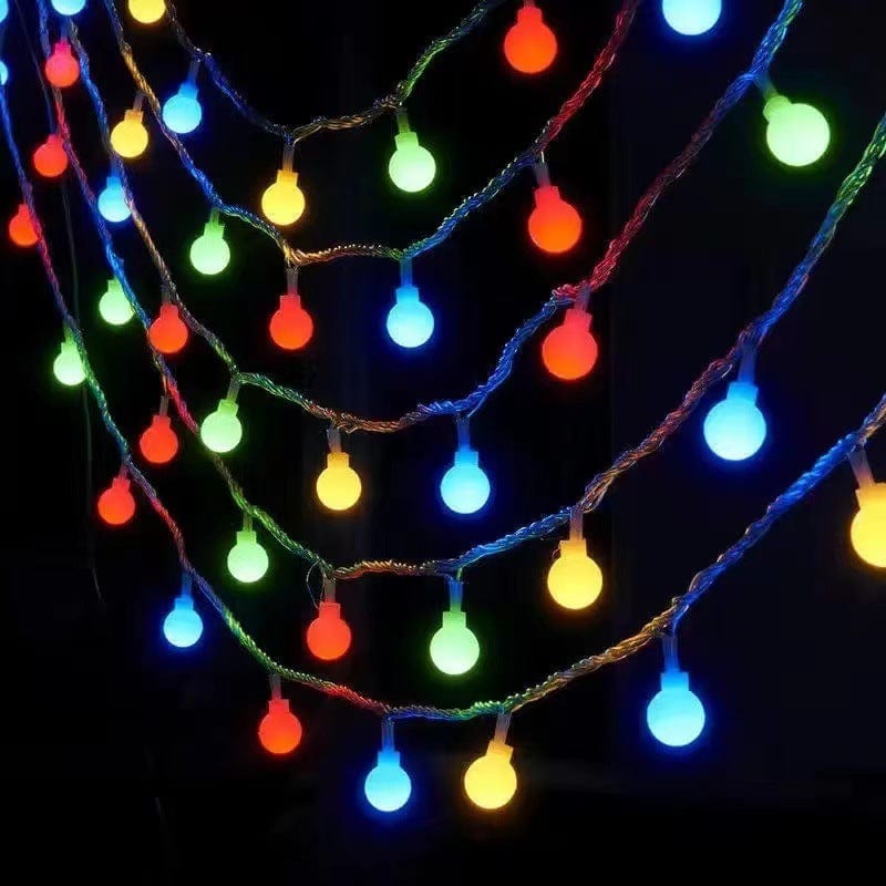 4U Light Ball Light Color / 1.5m USB "LED String Lamp – Create the Perfect Camping Ambience"