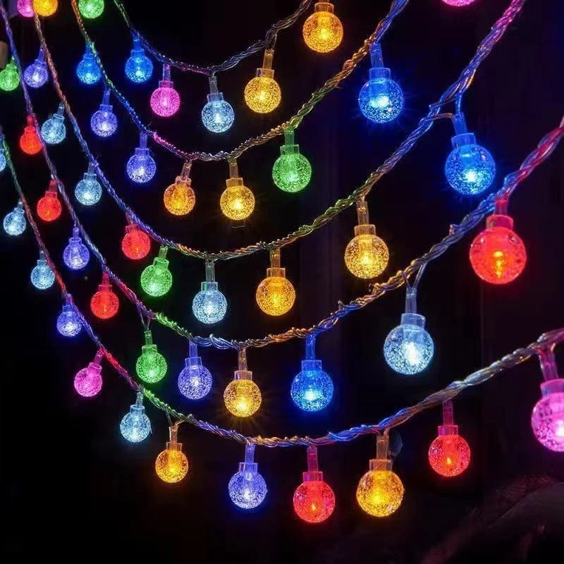 4U Light Bubble Light Color / 1.5m USB "LED String Lamp – Create the Perfect Camping Ambience"