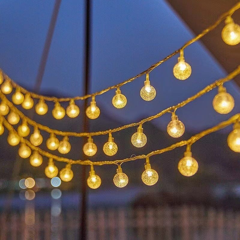 4U Light Bubble Light Warm Color / 1.5m USB "LED String Lamp – Create the Perfect Camping Ambience"