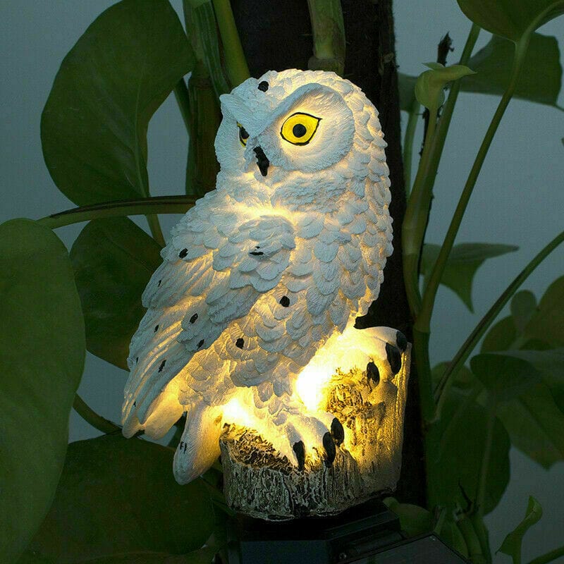 4U Light "Outdoor Solar Landscape Lamp – Owl & Parrot Edition"