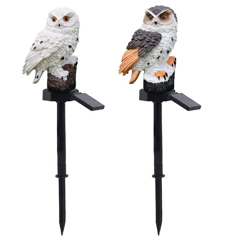 4U Light "Outdoor Solar Landscape Lamp – Owl & Parrot Edition"