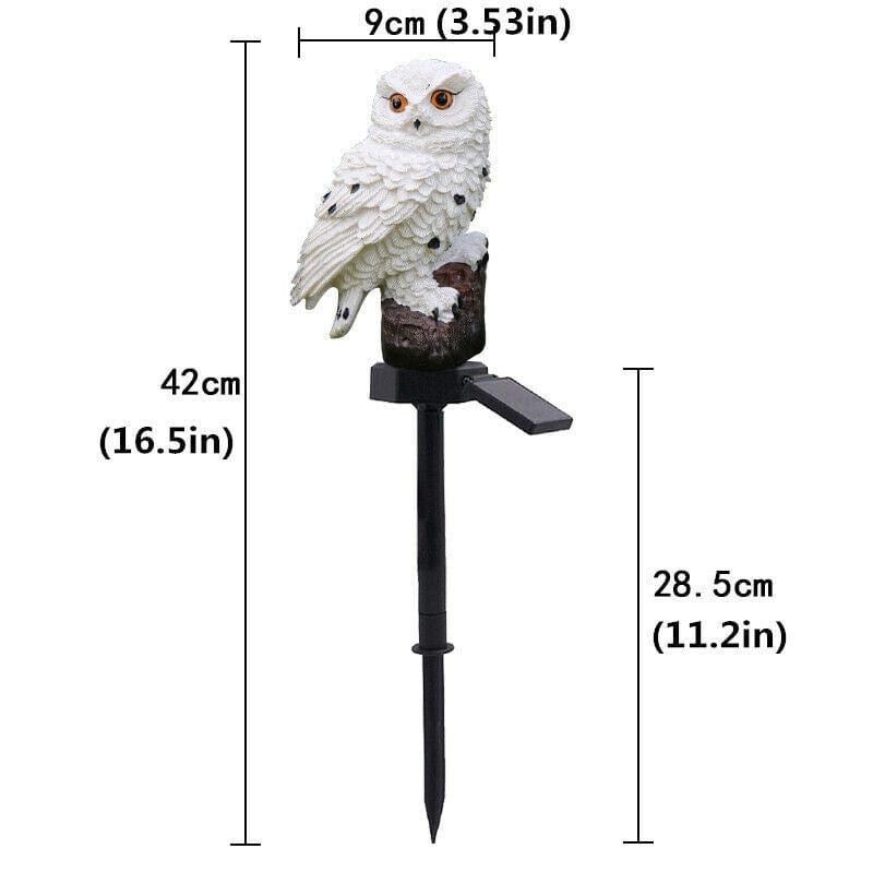 4U Light "Outdoor Solar Landscape Lamp – Owl & Parrot Edition"