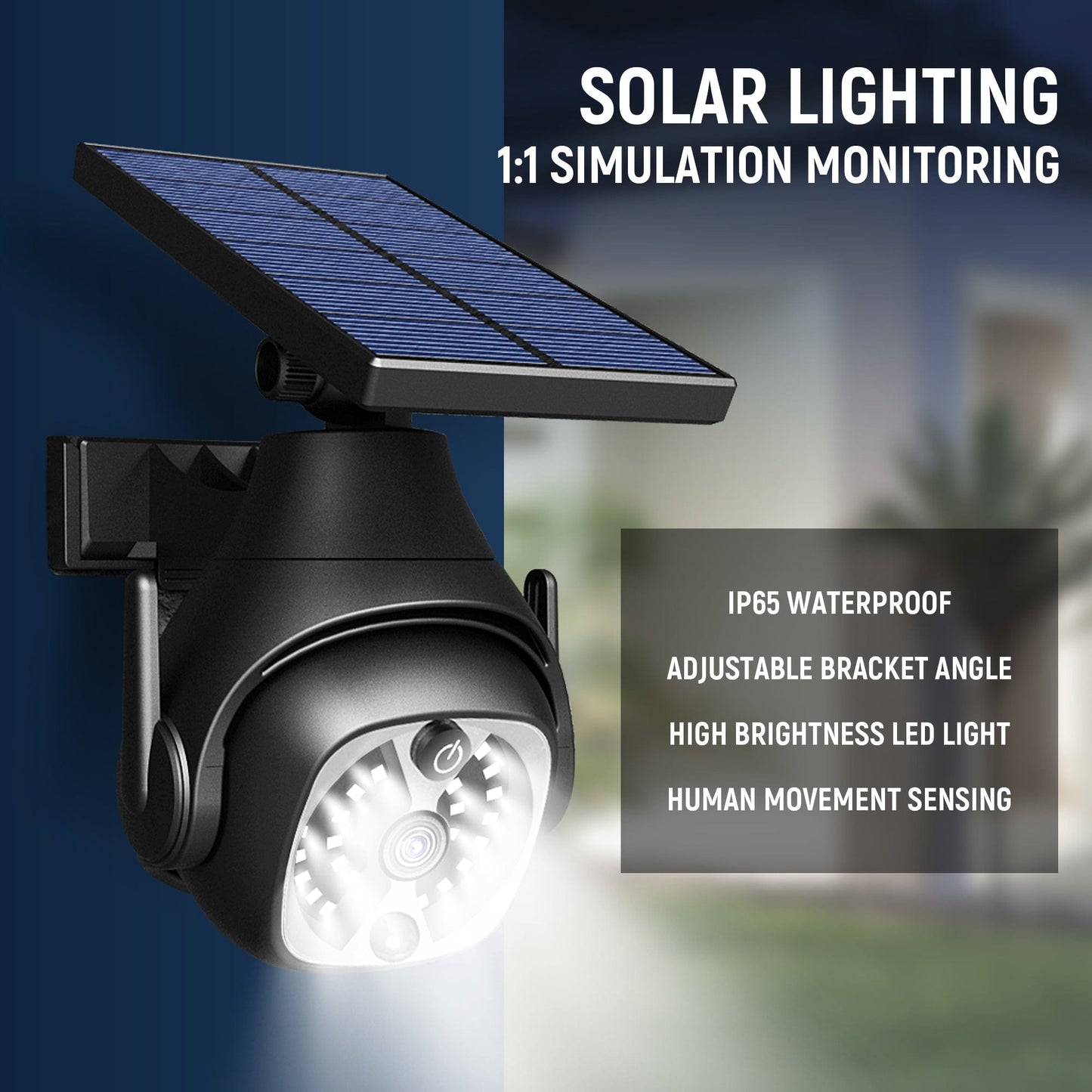 4U Light "Outdoor Solar-Powered Wall & Balcony Lights – Motion Detection"