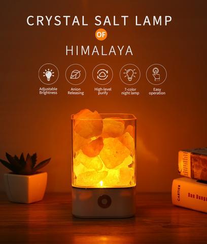 4U Light USB Crystal Light Himalayan Salt LED Lamp