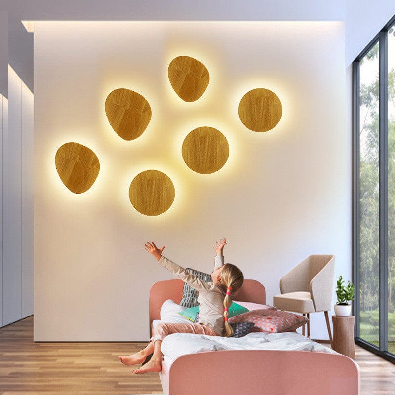 4U Wall Lamp Log Art Wall Lamp