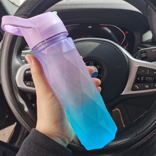 4U Water Bottle Purple and blue gradient Modern Spray Water Bottle - Large Capacity, Eco-Friendly Design for Active Lifestyles