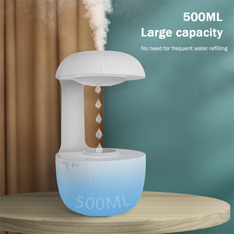 4U Water Humidifie Levitating Water Humidifier - Anti-Gravity Mute Cool Mist Maker for Home & Office