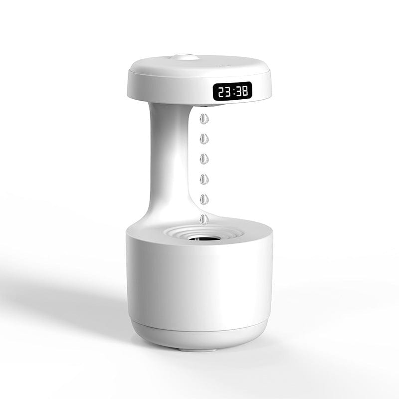 4U Water Humidifie White01 / USB Levitating Water Humidifier - Anti-Gravity Mute Cool Mist Maker for Home & Office